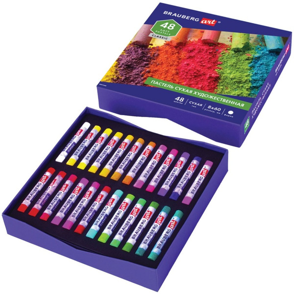 Пастель сухая BRAUBERG ART 181456