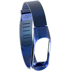Ремешок Bingo Stainless Grid для Xiaomi Mi Band 3/4 Синий