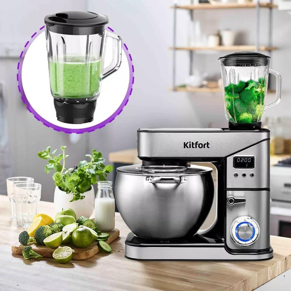 Планетарный миксер Kitfort КТ-3413