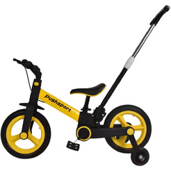 Велосипед детский YAYALE 2007-001, 12" (желтый)