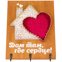 Набор для творчества Woody ЦвикАрт. Ключница "Дом" 07678