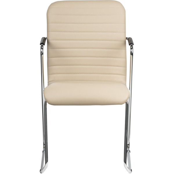 Стул Brabix Visit CF-101 (хром/экокожа бежевый)