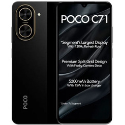 Смартфон POCO C71 4GB/128GB Black EU