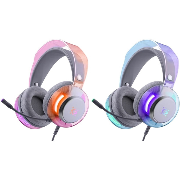 Glitch белый Игровая гарнитура DEFENDER