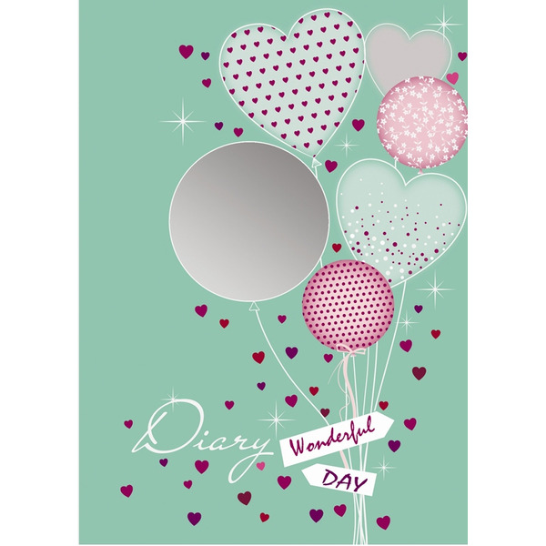 Ежедневник с зеркальцем ВОЗДУШНЫЕ ШАРЫ 39758 А6+, 240 стр. ФЕНИКС