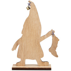 Деревянная фигурка NEON-NIGHT Гном с носком 504-009