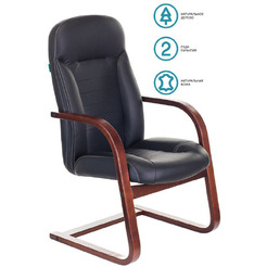 Кресло Бюрократ T-9923WALNUT-AV (черный)