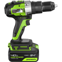 Ударная дрель-шуруповерт Greenworks GD24DD60 3704107CUB