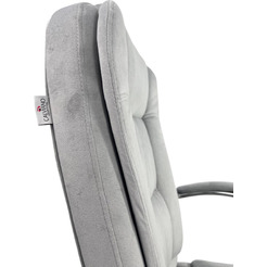 Кресло Calviano Bravo (серый велюр)