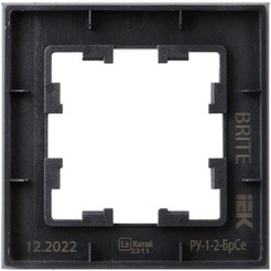 Рамка IEK Brite BR-M12-G-K03