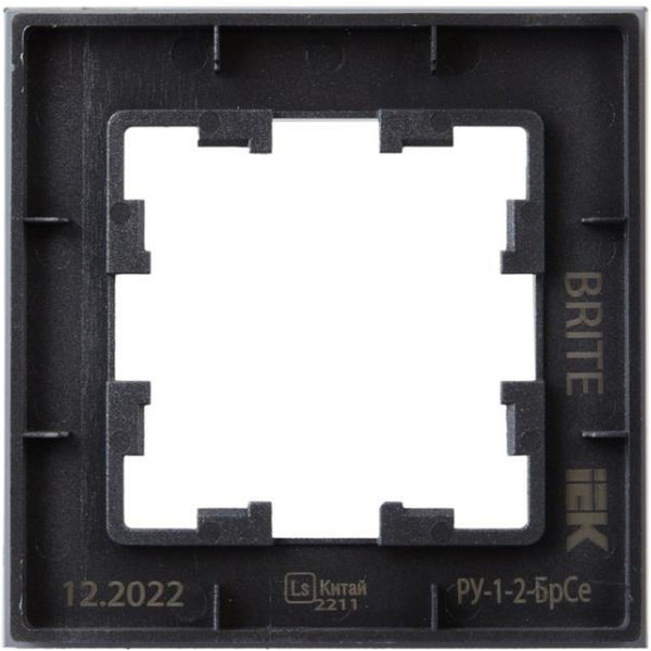 Рамка IEK Brite BR-M12-G-K03