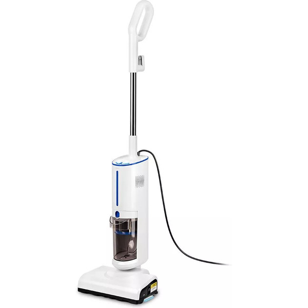 Вертикальный паровой пылесос "2 в 1" Kitfort КТ-5157-3 (бело-синий)
