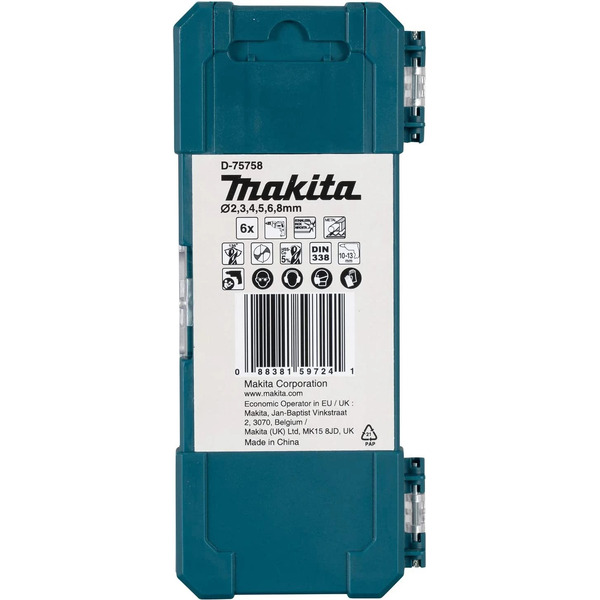 Набор сверл MAKITA D-75758