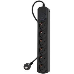 Сетевой фильтр Ippon BK-6-EU-1.8-10-B 1.8м (6 розеток) черный