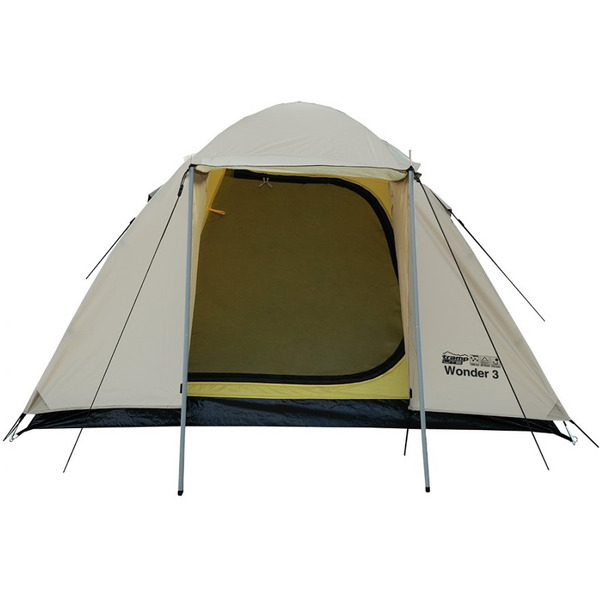 Треккинговая палатка Tramp Lite Wonder 3 (песочный)