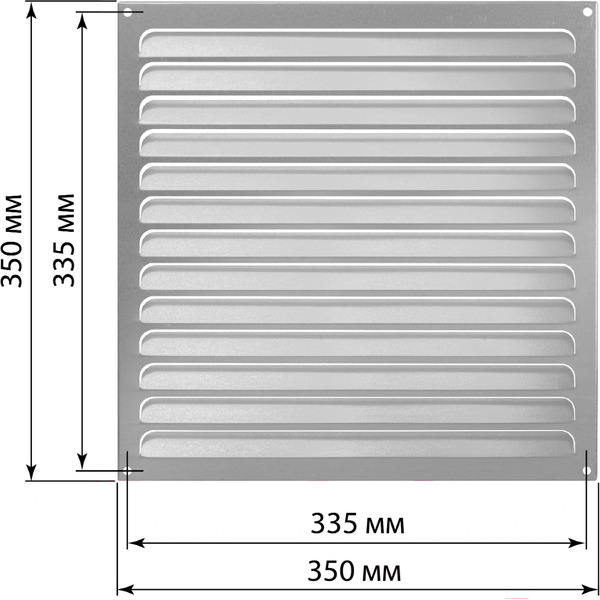 Решетка металлическая усиленная TDM SQ1807-0735