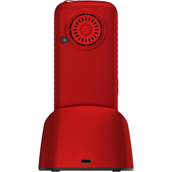 Мобильный телефон Maxvi B21ds up +ЗУ WC-112 (красный)