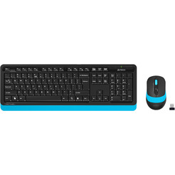 Клавиатура + мышь A4Tech Fstyler FG1010 (черный/синий)