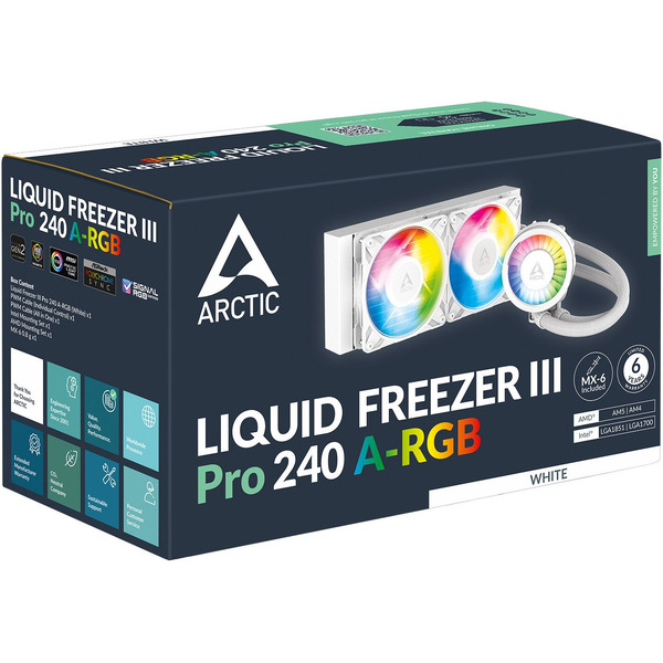 Система жидкостного охлаждения для процессора Arctic Liquid Freezer III Pro 240 A-RGB ACFRE00186A