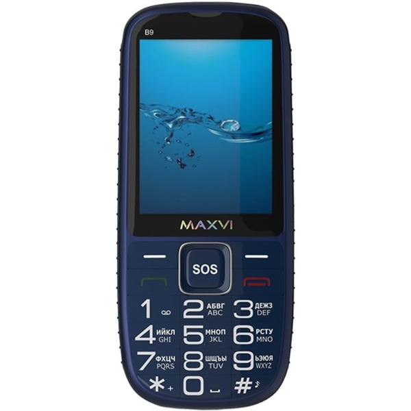Мобильный телефон Maxvi B9 (синий)