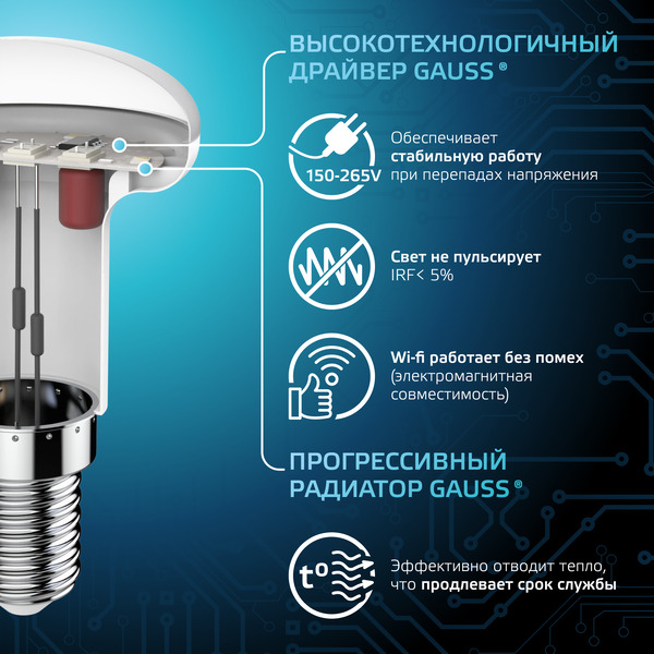 Лампа светодиодная Gauss 106001204