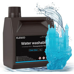 Фотополимерная смола ELEGOO Water Washable 50.103.0371 (чистый синий)