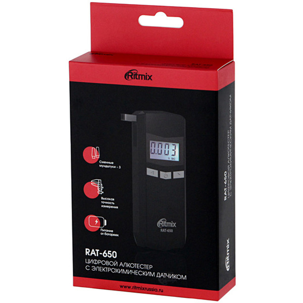 Алкотестер Ritmix RAT-650