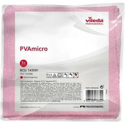 Набор салфеток Vileda PVAmicro (5шт, красный)