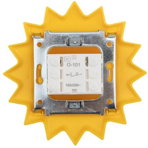 Выключатель одноклавишный KRANZ HAPPY Солнце KR-78-0617