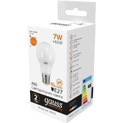 Лампа Gauss Filament Elementary А60 11W 930lm 4100К Е27 22221