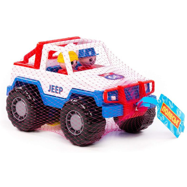 Автомобиль Полесье джип Сафари 90331 (белый/синий)