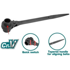 Ключ-трещотка Total 19х24 мм THTRSW19241