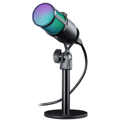 Игровой стрим микрофон Defender GLOW GMC 400 USB (64640)