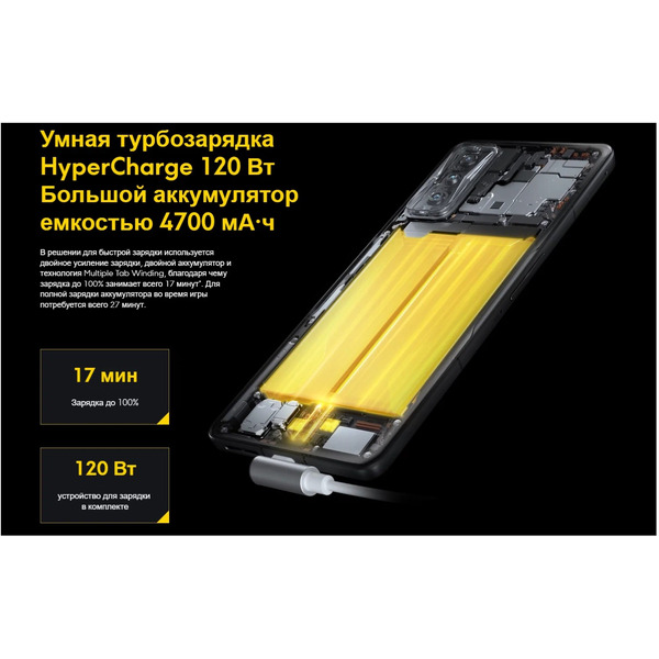 Смартфон Xiaomi POCO F4 GT 12GB/256GB Stealth Black EU