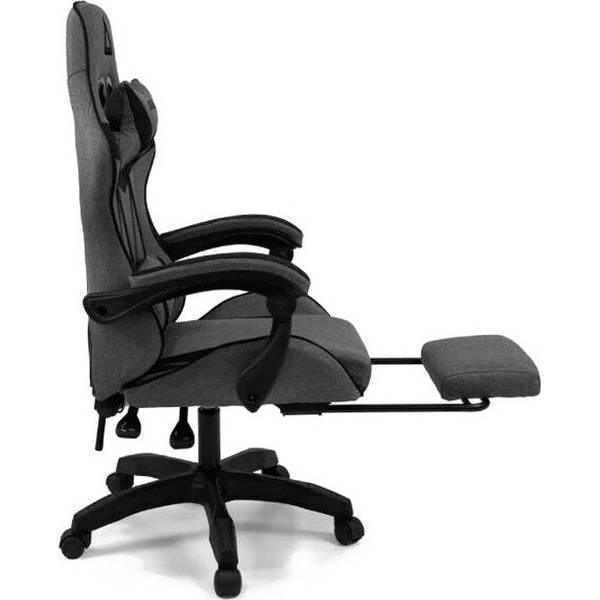 Кресло офисное King Style FK-31 Anklav Fabric Black (светло-серый/черный)