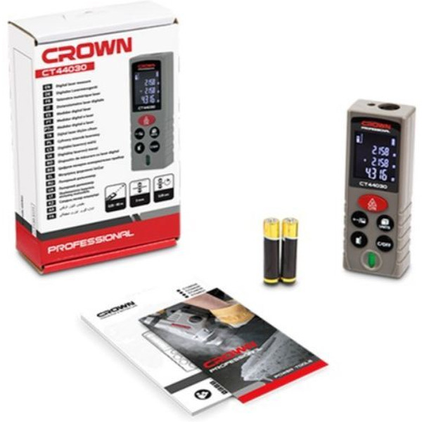 Лазерный дальномер Crown СТ44030