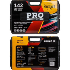 Универсальный набор инструментов PRO Startul Stuttgart PRO-142S (142 предметов)