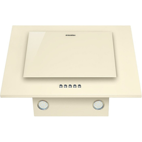 Кухонная вытяжка MAUNFELD Tower C 50 слоновая кость/стекло