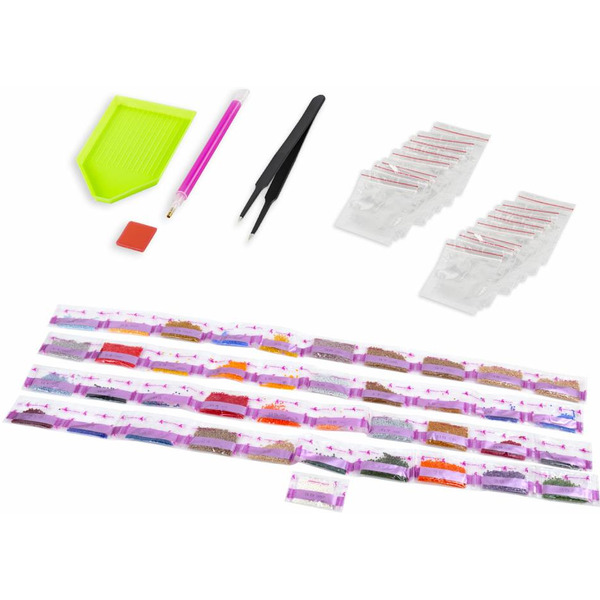 Картина стразами (алмазная мозаика) ОСТРОВ СОКРОВИЩ «Маки» 663871