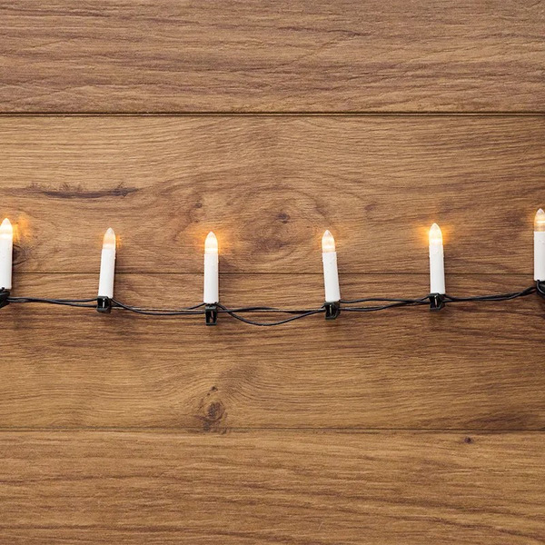 Гирлянда NEON-NIGHT 303-084 Свечи 6м 30 LED ТЕПЛЫЙ БЕЛЫЙ