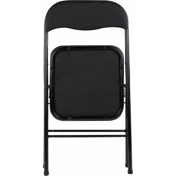 Стул складной BRABIX Golf CF-007 (черный каркас, кожзам черный) 533024