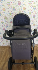 Коляска детская BubaGo Zoom BG 196-2 (3в1, темно-серый)
