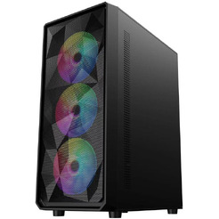 Корпус 1stPlayer FD3 FD3-BK-4F1 (черный)