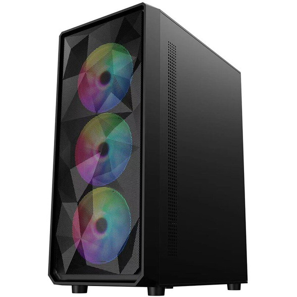Корпус 1stPlayer FD3 FD3-BK-4F1 (черный)