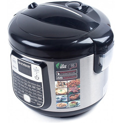 Мультиварка Endever Vita-95 (черный/сталь)