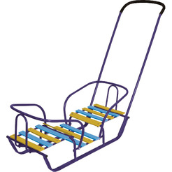 Санки детские Ника Двойняшки (синий)