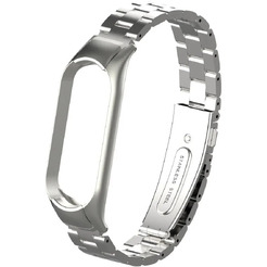 Ремешок Bingo Stainless для Xiaomi Mi Band 5/6 Серебристый