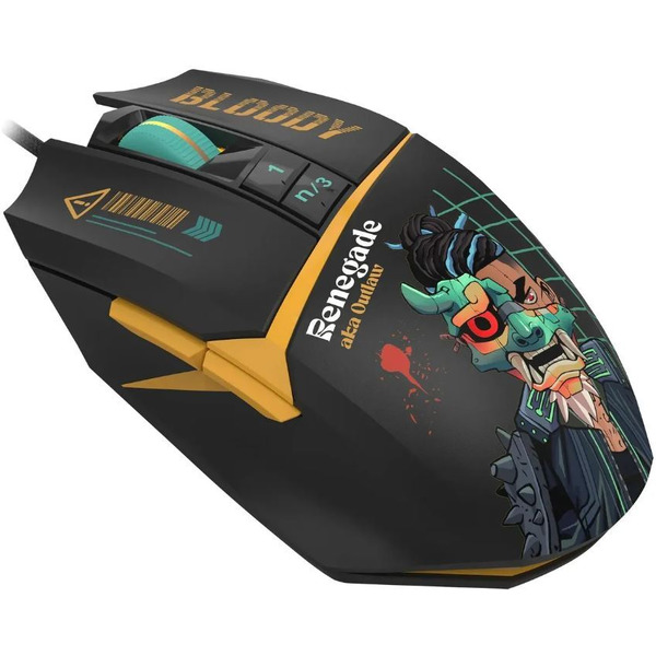 Мышь A4Tech Bloody W63 Max Renegade (черный)