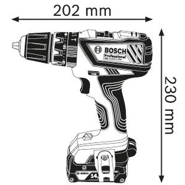 Дрель-шуруповерт Bosch GSB 14.4-2-LI Plus (0.601.9E7.002)