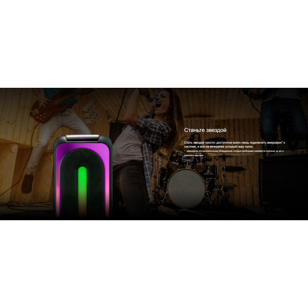 Колонка для вечеринок GINZZU GM-214